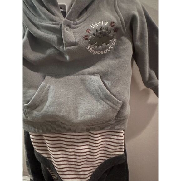 NEW Kids Headquarters Little Stegosaurus 4 Piece Outfit Size 6 Months - Picture 9 of 14